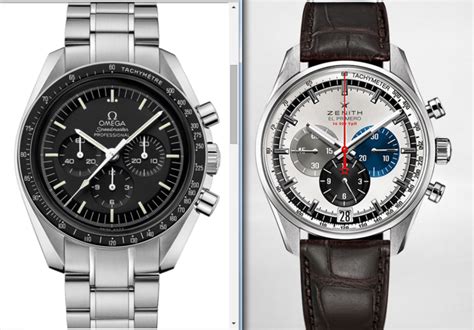 zenith el primero chronomaster vs omega speedmaster|Zenith El Primero vs. Omega Speedmaster – Which Watch is .